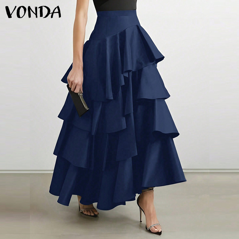 Women'S Fashion Layering - VONDA размера плюс 5XL, женская длинная