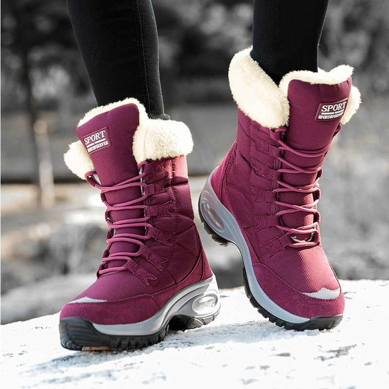 Women'S Fashion Hiking Boots - Высококачественные женские зимние ботинки, модные плюшевые