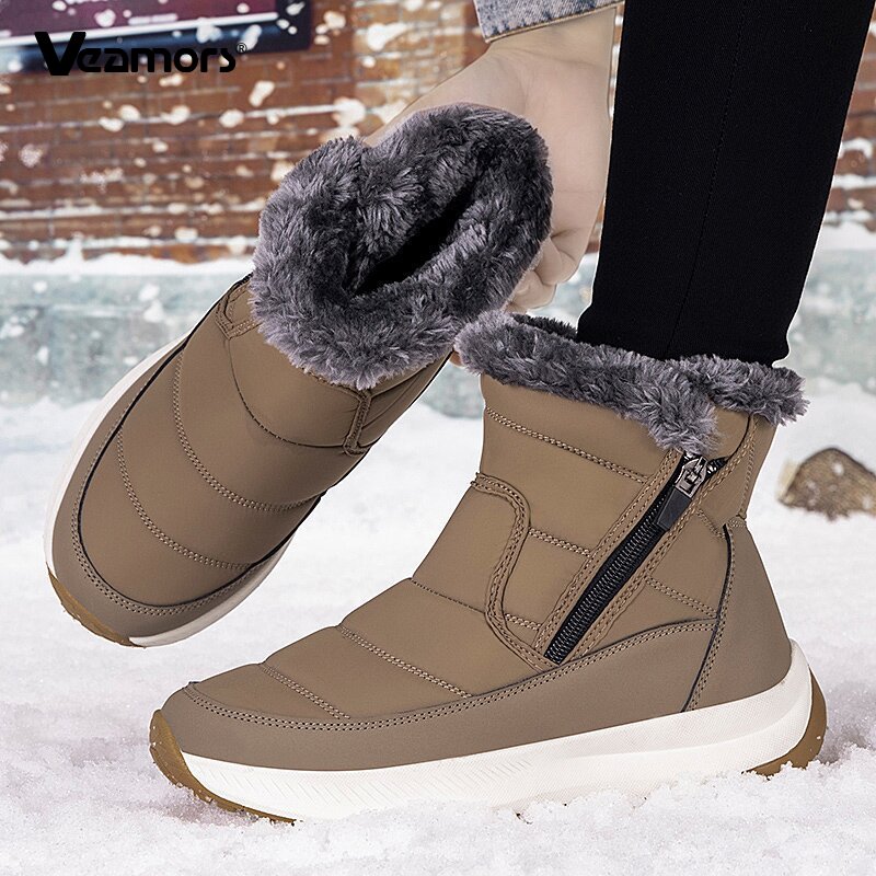 Women'S Fashion Hiking Boots - Модные женские зимние ботинки, зимняя хлопковая