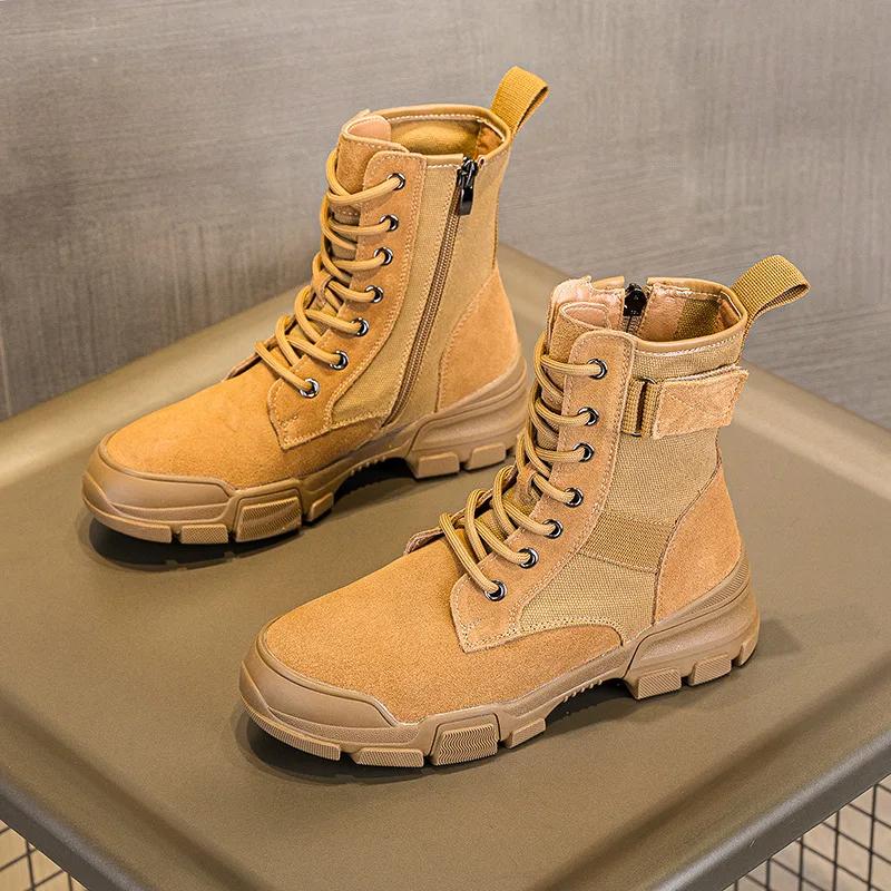 Women'S Fashion Hiking Boots - Кожаные модные женские ботинки, зимние женские