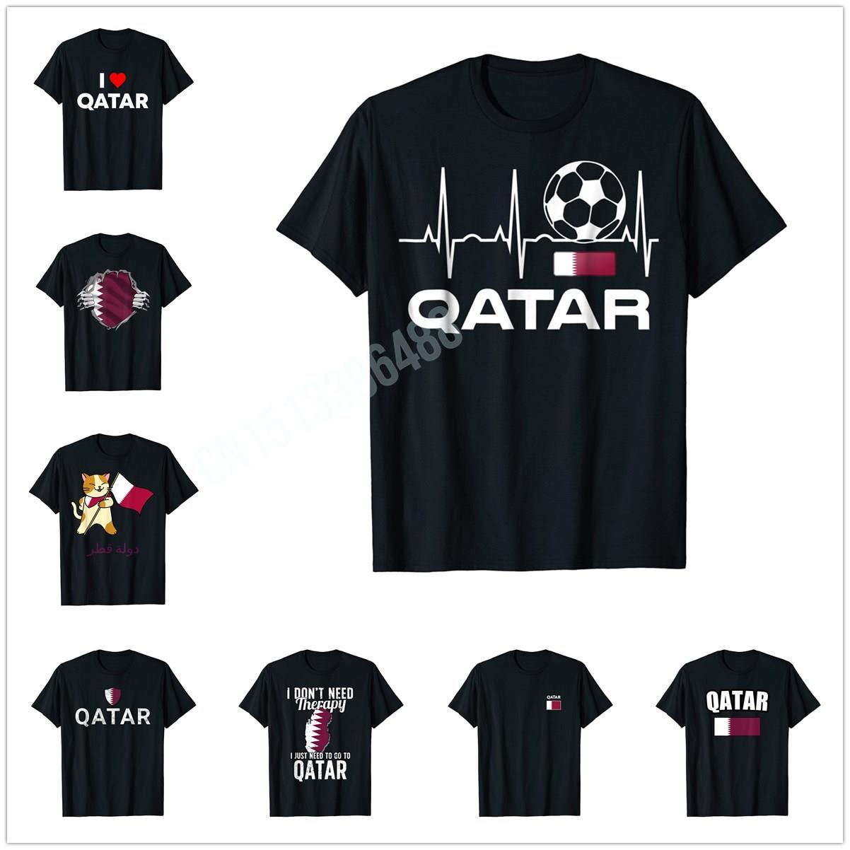 Women Fashion Qatar - Футболка с дизайном флага Катара, символизирующая