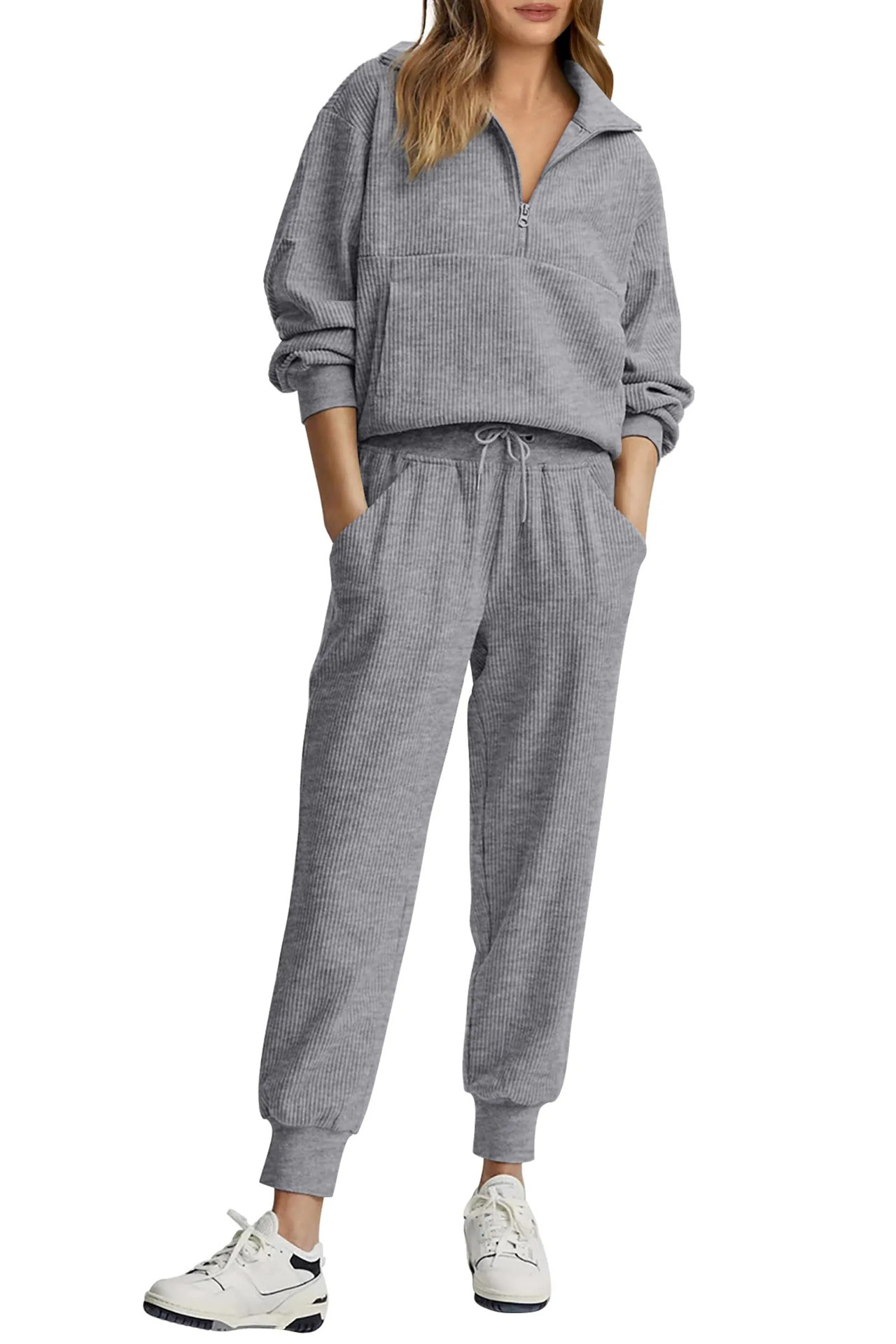Women'S Fashion Quarter Zip - Комплект повседневной одежды Amazon Independent Station: