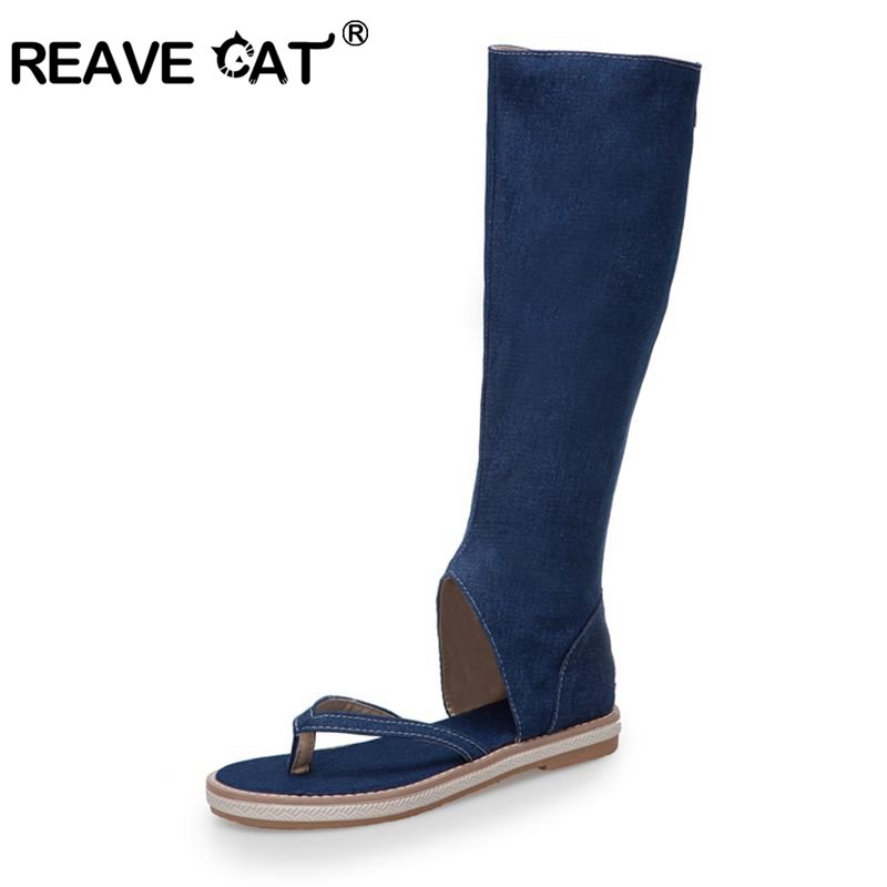 Women Fashion Jeans - Обувь REAVE CAT, сандалии с клипсой,