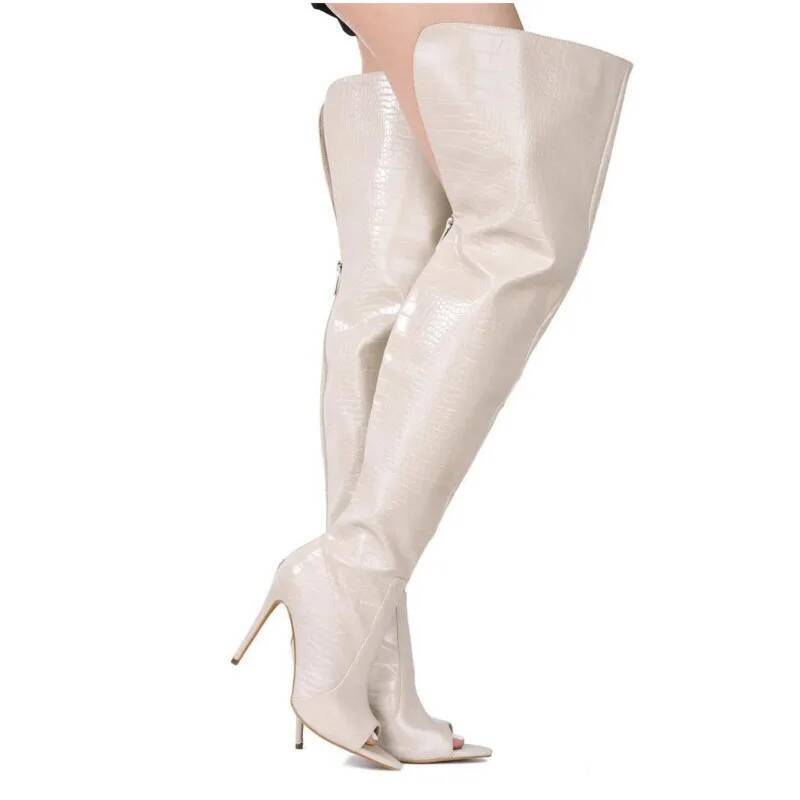 Women'S Fashion Trends Autumn 2025 - Сапоги выше колена на высоком каблуке-шпильке,