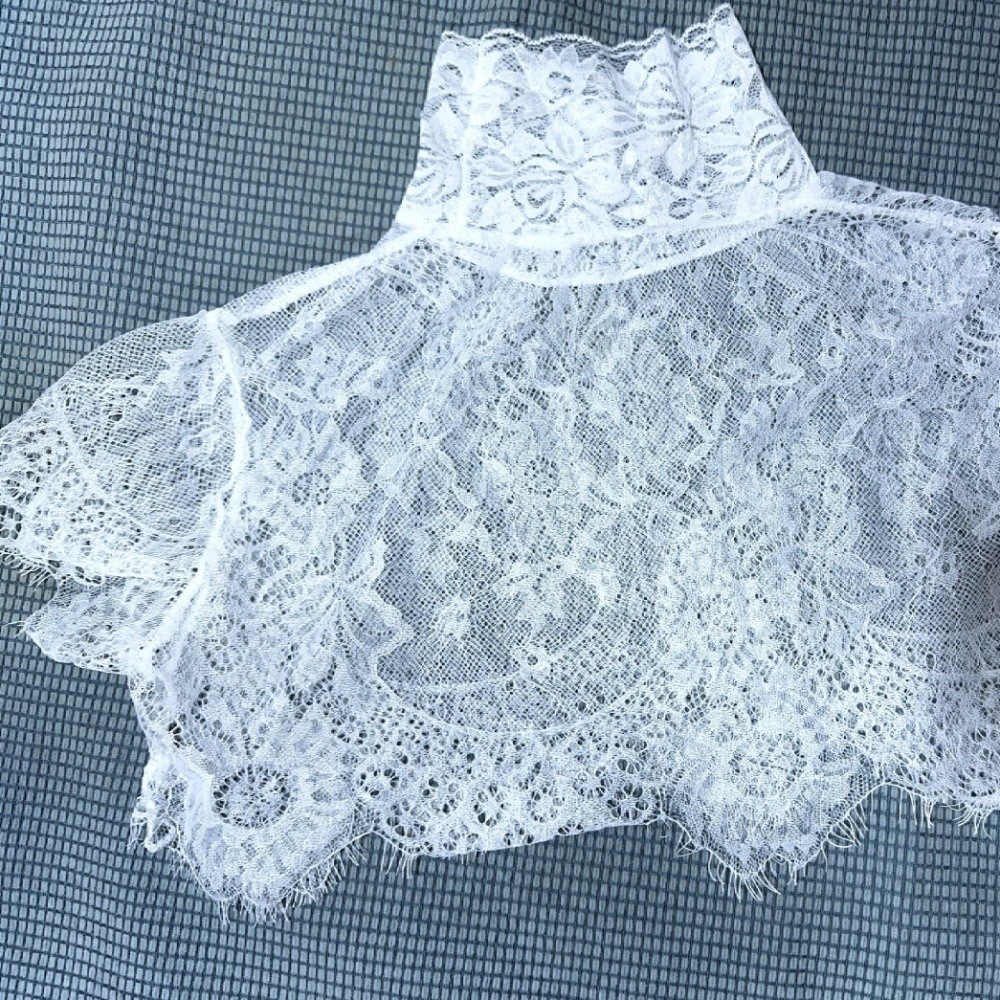 Съемный воротник-шарф из шифон – обзор и цена Wrap Blouse Chiffon