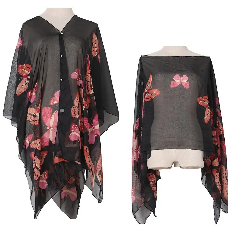Женская солнцезащитная накидка – обзор и цена Wrap Blouse Chiffon