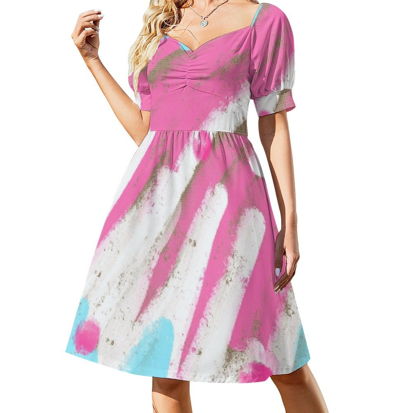 Розовое и синее шикарное плать – обзор и цена Women Fashion Gown