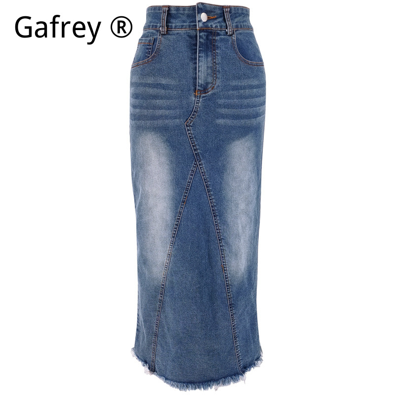 Женская джинсовая юбка миди с  – обзор и цена Women Fashion Jeans