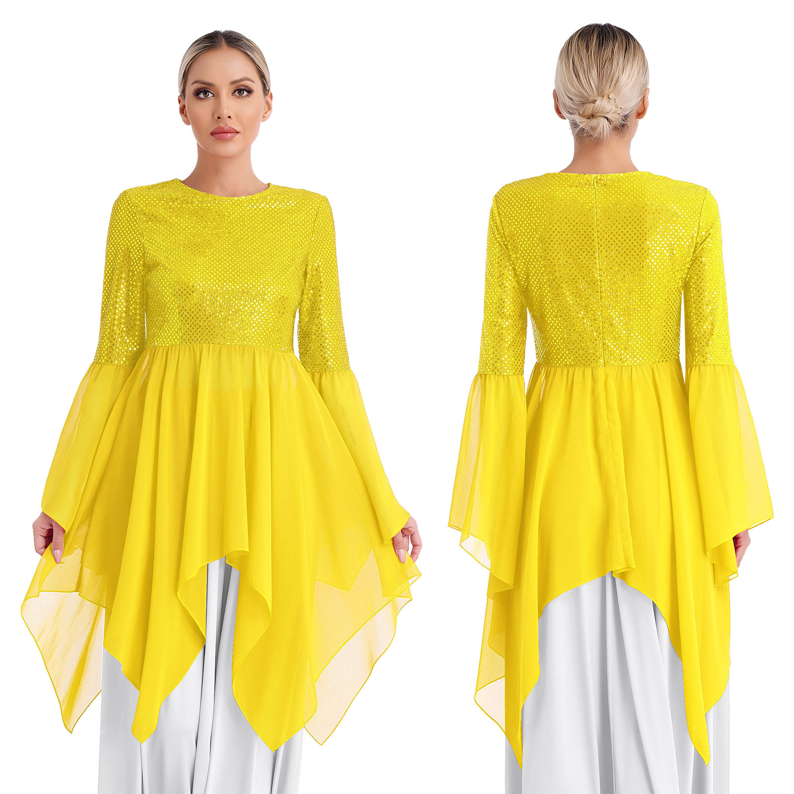 Женское шифоновое платье для л – обзор и цена Wrap Blouse Chiffon