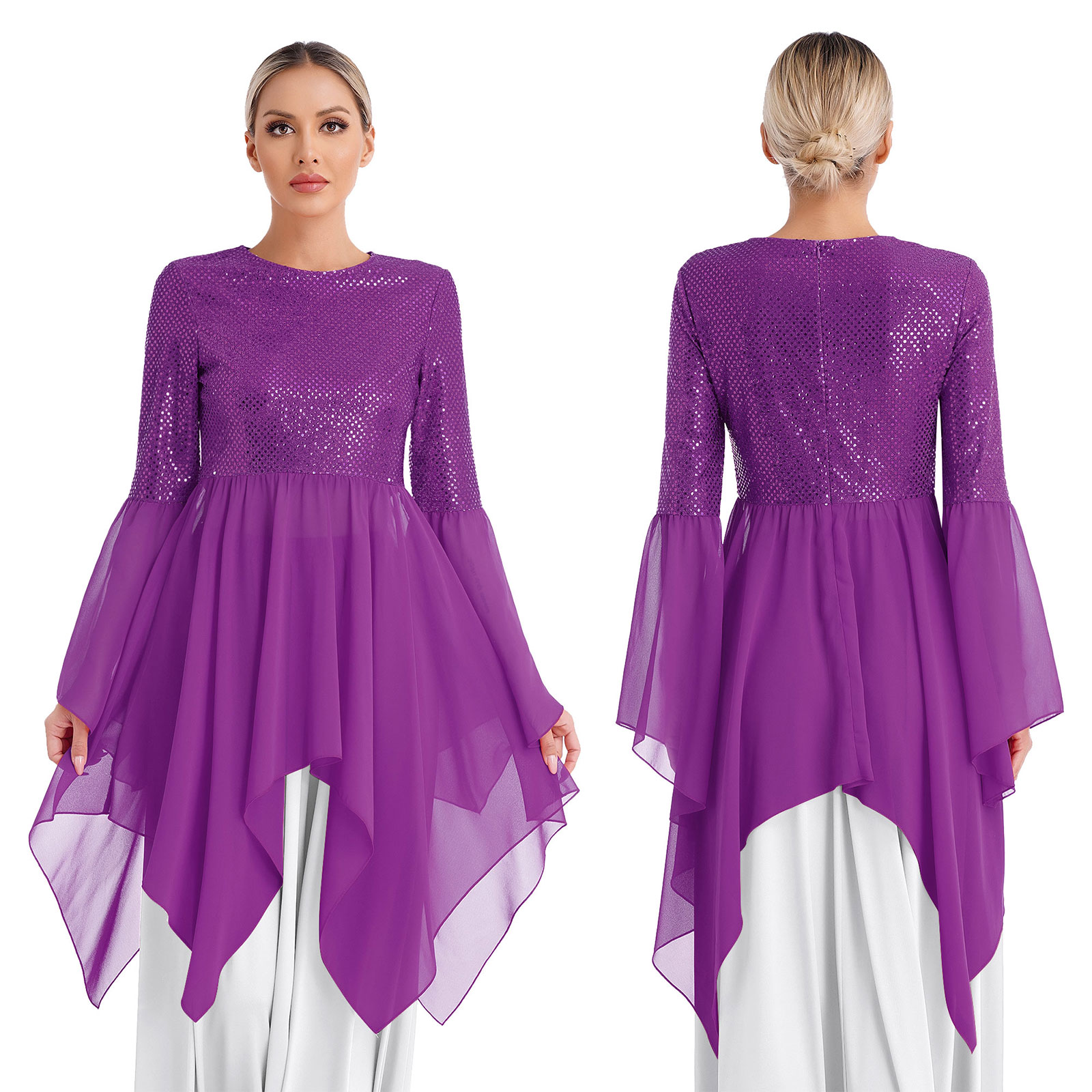 Женское шифоновое платье для л – обзор и цена Wrap Blouse Chiffon