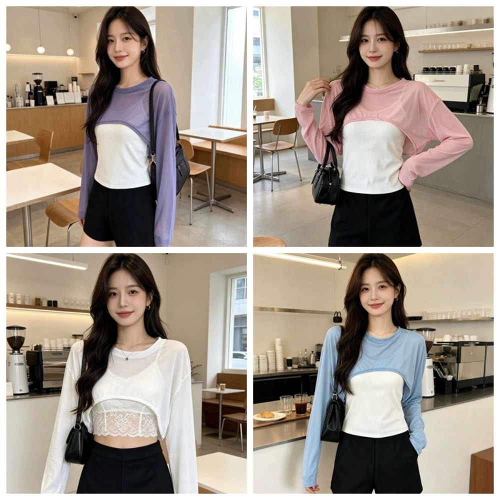 Легкий сетчатый солнцезащитный – обзор и цена Women'S Fashion Layering