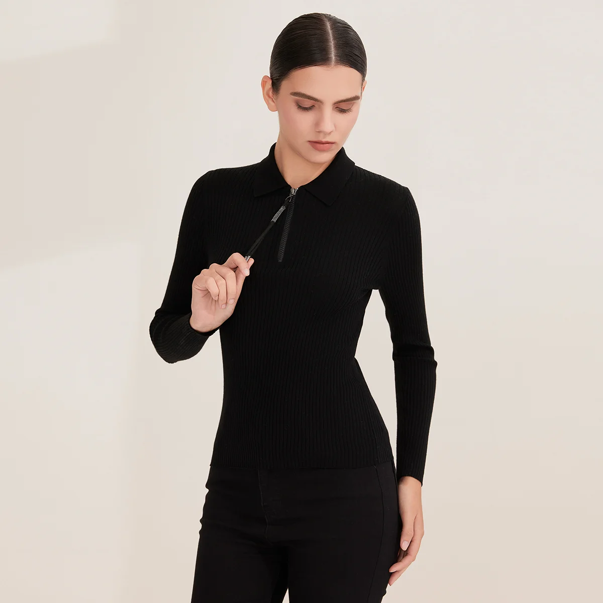 Pop BY4521226 Женский пуловер- – обзор и цена Women'S Fashion Quarter Zip
