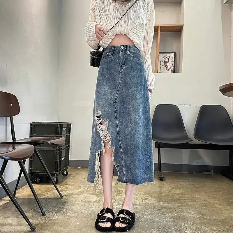 Женская джинсовая юбка с высок – обзор и цена Women Fashion Jeans
