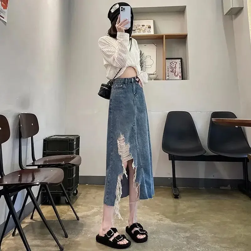 Женская джинсовая юбка с высок – обзор и цена Women Fashion Jeans