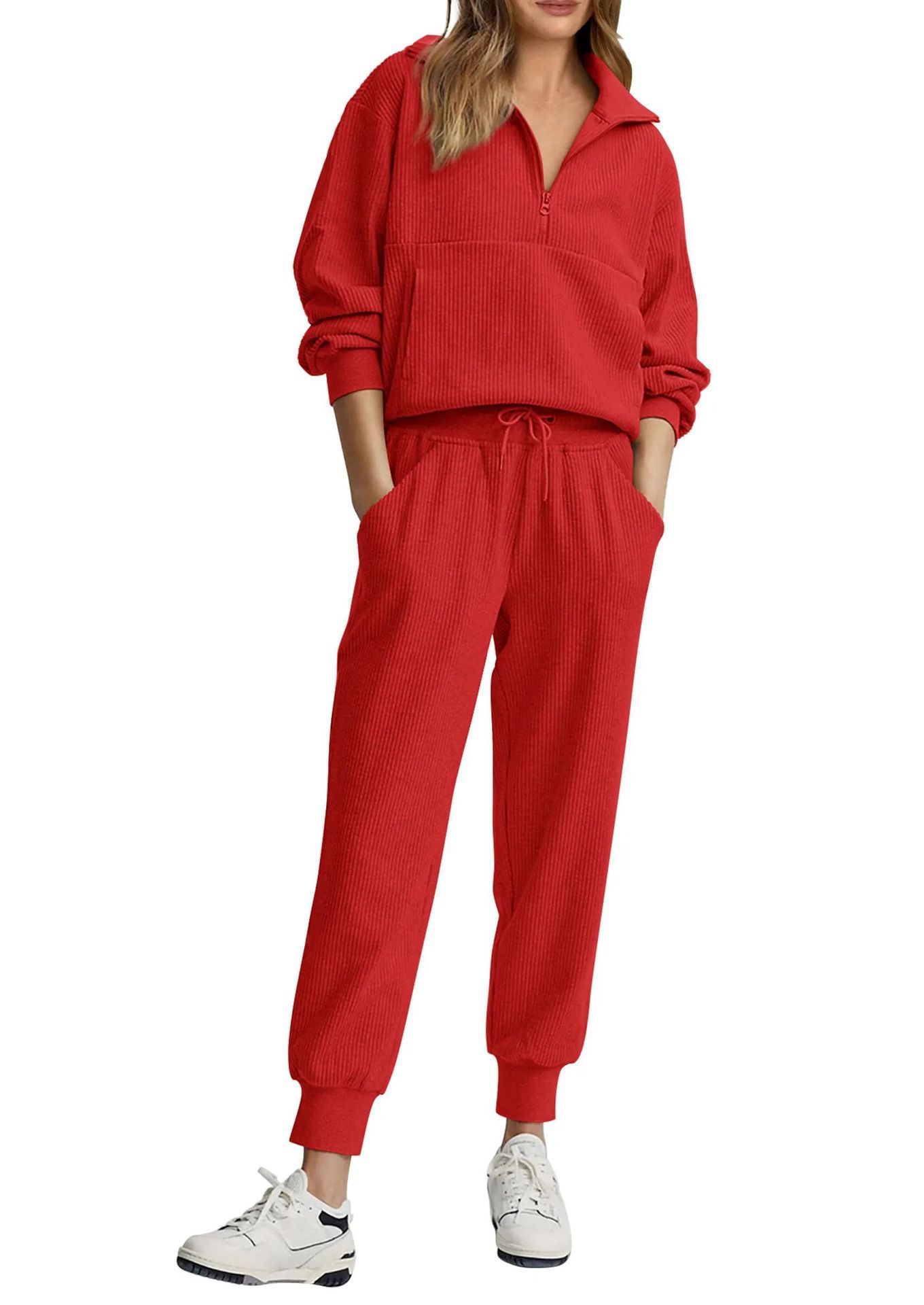 Комплект повседневной одежды A – обзор и цена Women'S Fashion Quarter Zip