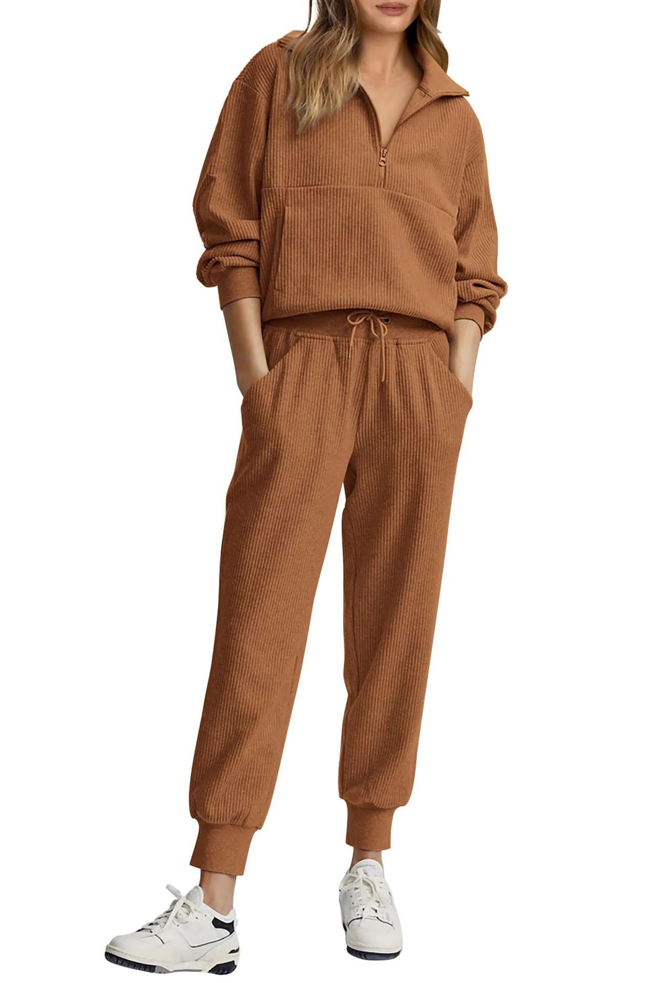 Комплект повседневной одежды A – обзор и цена Women'S Fashion Quarter Zip