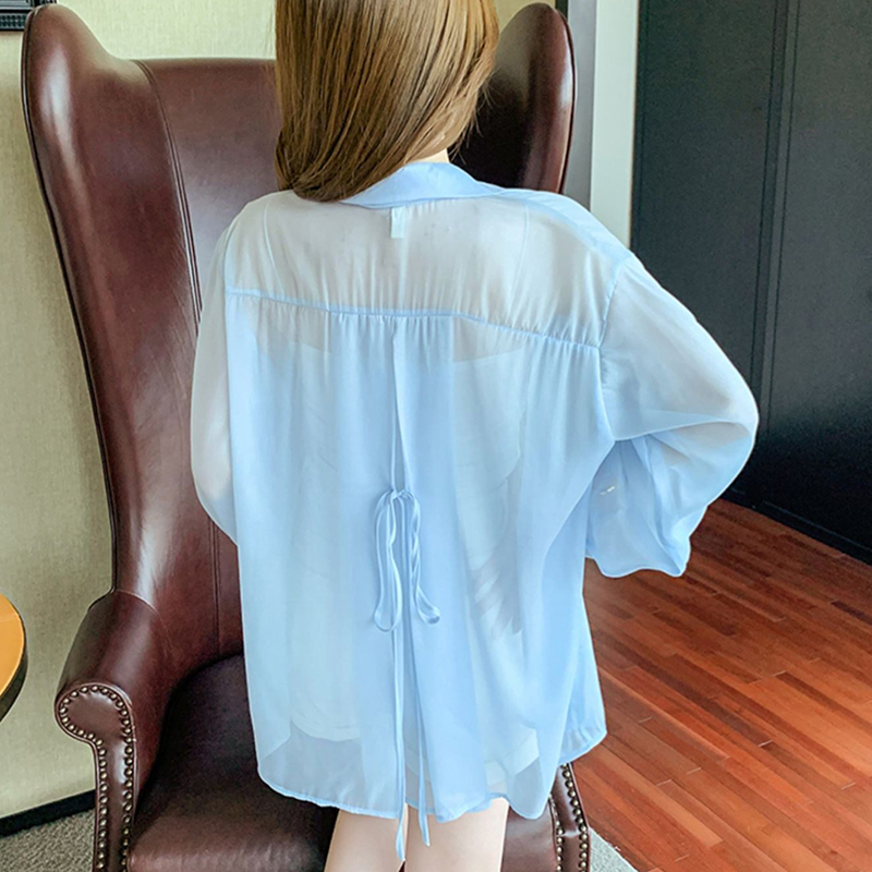 Рубашка женская из пуговицах д – обзор и цена Wrap Blouse Chiffon