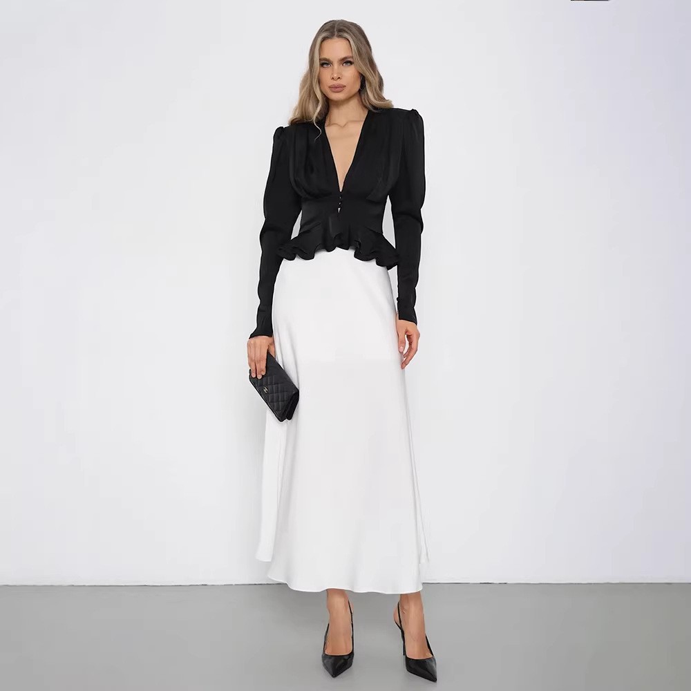 Женская блузка с V-образным вы – обзор и цена Wrap Blouse Chiffon