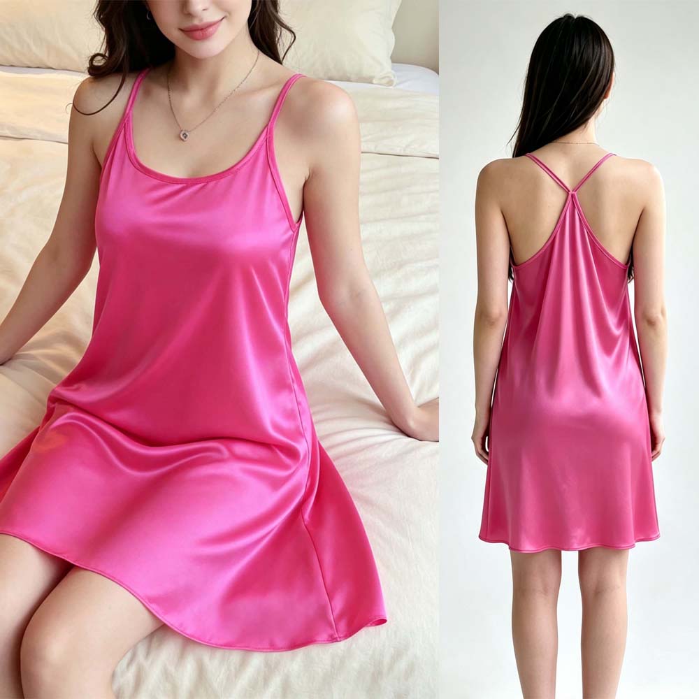 Розовое сексуальное женское до – обзор и цена Spaghetti Strap Dress