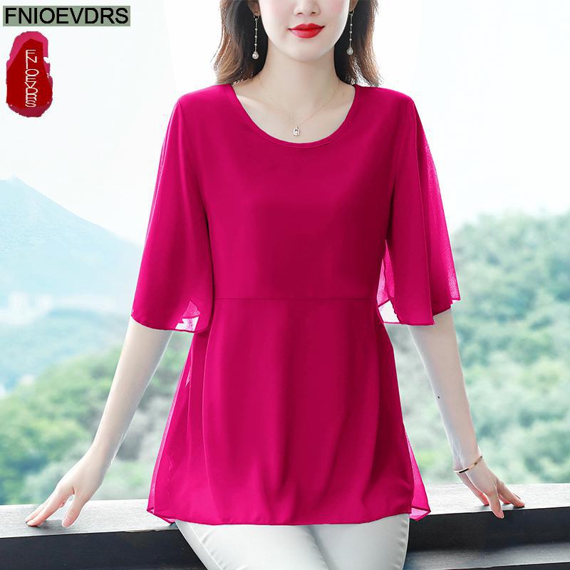 Свободная Женская летняя одежд – обзор и цена Wrap Blouse Chiffon