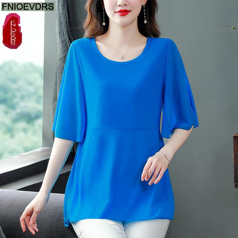 Свободная Женская летняя одежд – обзор и цена Wrap Blouse Chiffon